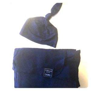 Milkmaid goods newborn hat and swaddle set